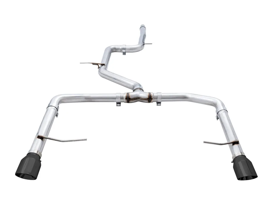 AWE Tuning 19-21 Volkswagen Jetta GLI Mk7  - Non-Resonated - Track Edition Exhaust - Diamond Black Tips (Fits OEM DP) 3020-23036 1 of 5