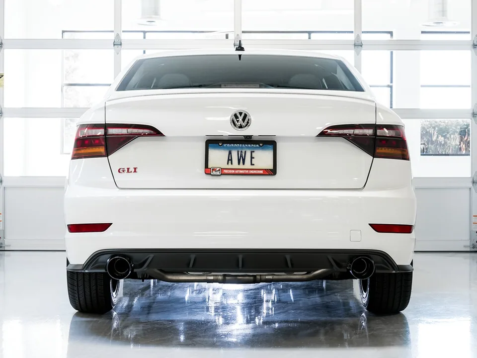 AWE Tuning 19-21 Volkswagen Jetta GLI Mk7 Touring Exhaust - Chrome Silver Tips (Fits High-Flow DP) 3015-22070 6 of 6