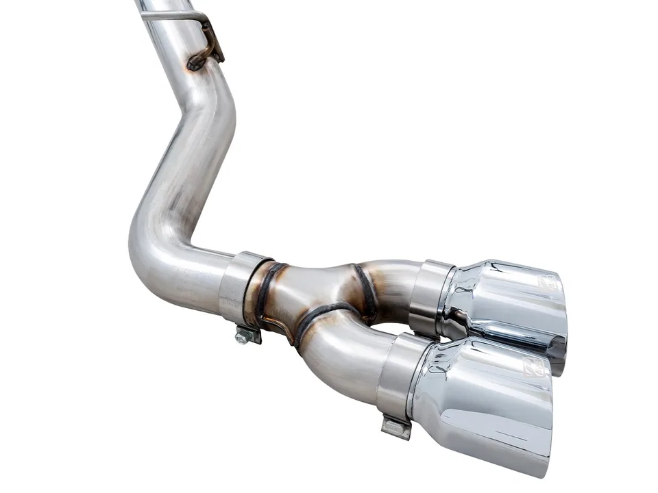 AWE Tuning 19-22 4th Gen GM 1500 5.3L 0FG Catback Dual Side Exit (Flat Bumper) - Chrome Tips 3015-22207 2 of 6