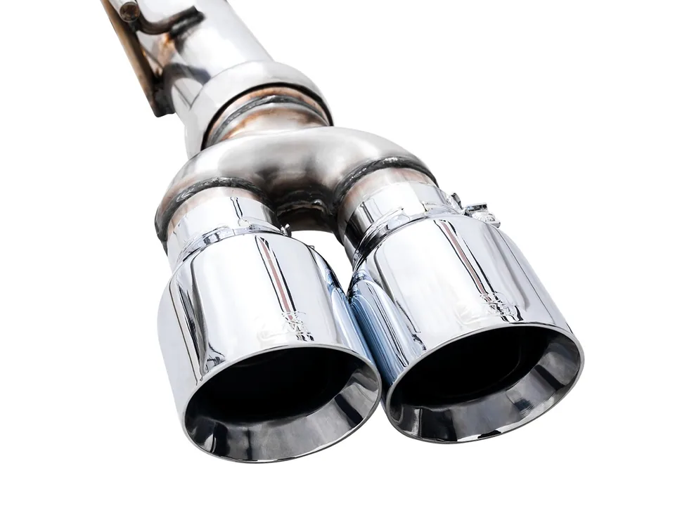 AWE Tuning 19-22 4th Gen GM 1500 5.3L 0FG Catback Split Rear Exit (w/ Bumper Cutouts) - Quad Chrome Tips 3015-42201 3 of 6