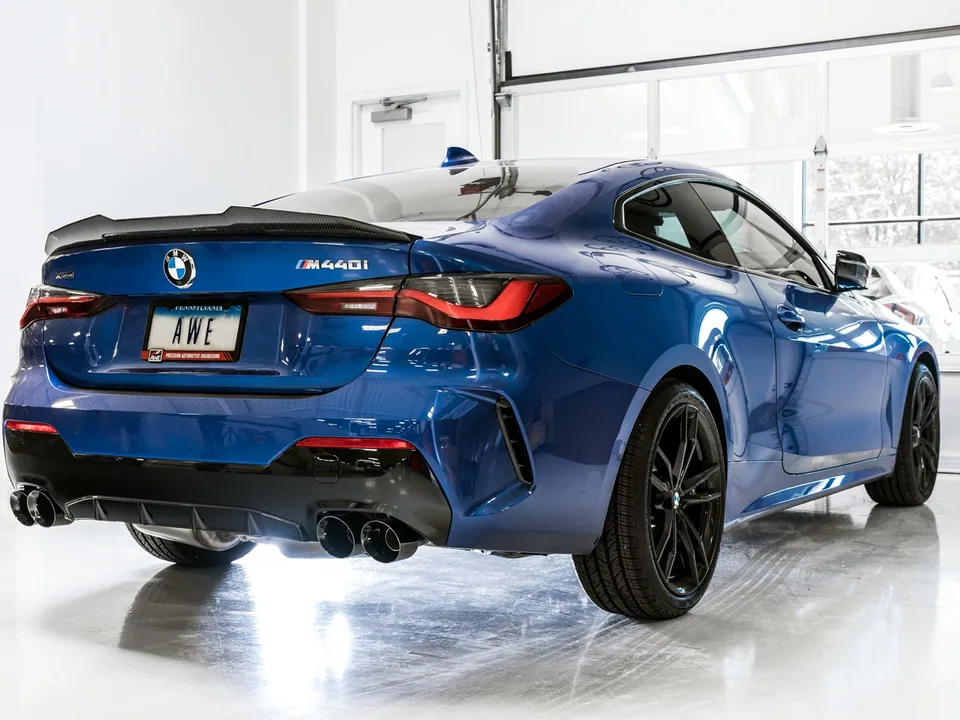 AWE Tuning 19-22 BMW M340i (G20) Track Edition Exhaust - Quad Diamond Black Tips 3020-43085 5 of 6