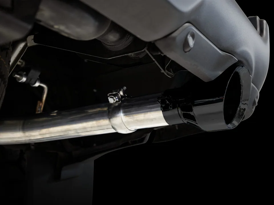 AWE Tuning 19-22 RAM 1500 5.7L (w/Cutouts) 0FG Dual Rear Exit Cat-Back Exhaust - Diamond Black Tips 3015-33006 5 of 6