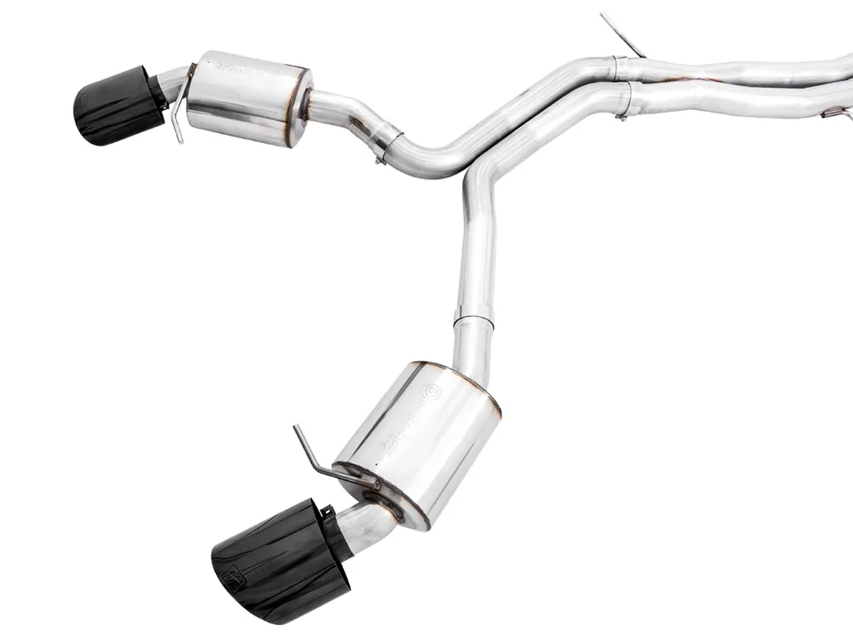AWE Tuning 19 Audi B9 RS 5 Sportback Touring Edition Exhaust-Resonated- Diamond Black RS Style Tips 3015-33118 2 of 6