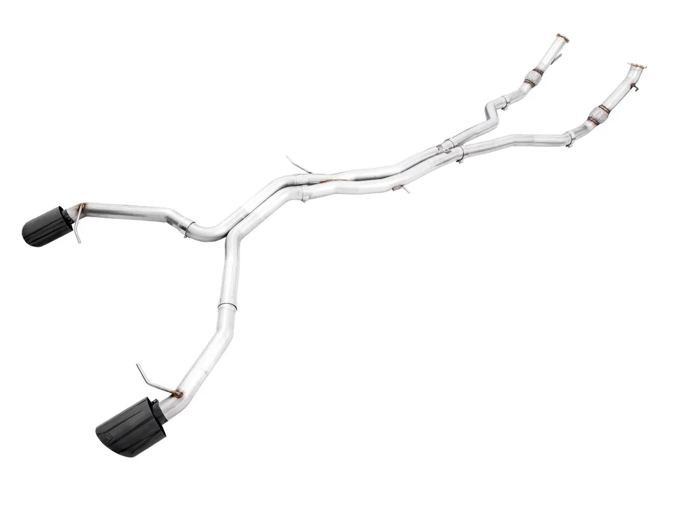 AWE Tuning 19 Audi B9 RS 5 Sportback Track Edition Resonated for Perf Cats Exhaust w/Diamond Black Tips 3015-33116 1 of 5