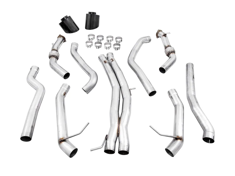AWE Tuning 19 Audi B9 RS 5 Sportback Track Edition Resonated for Perf Cats Exhaust w/Diamond Black Tips 3015-33116 2 of 5