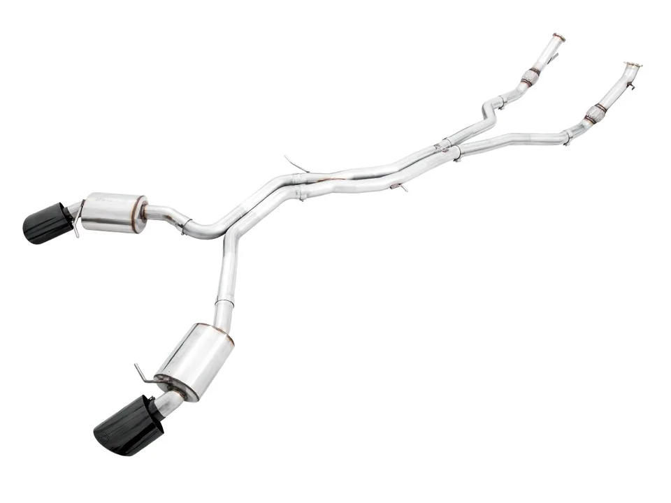 AWE Tuning 20-22 Audi B9.5 RS 5 Coupe Non-Resonated Touring Edition Exhaust - RS-Style Diamond Black Tips 3015-33123 1 of 6