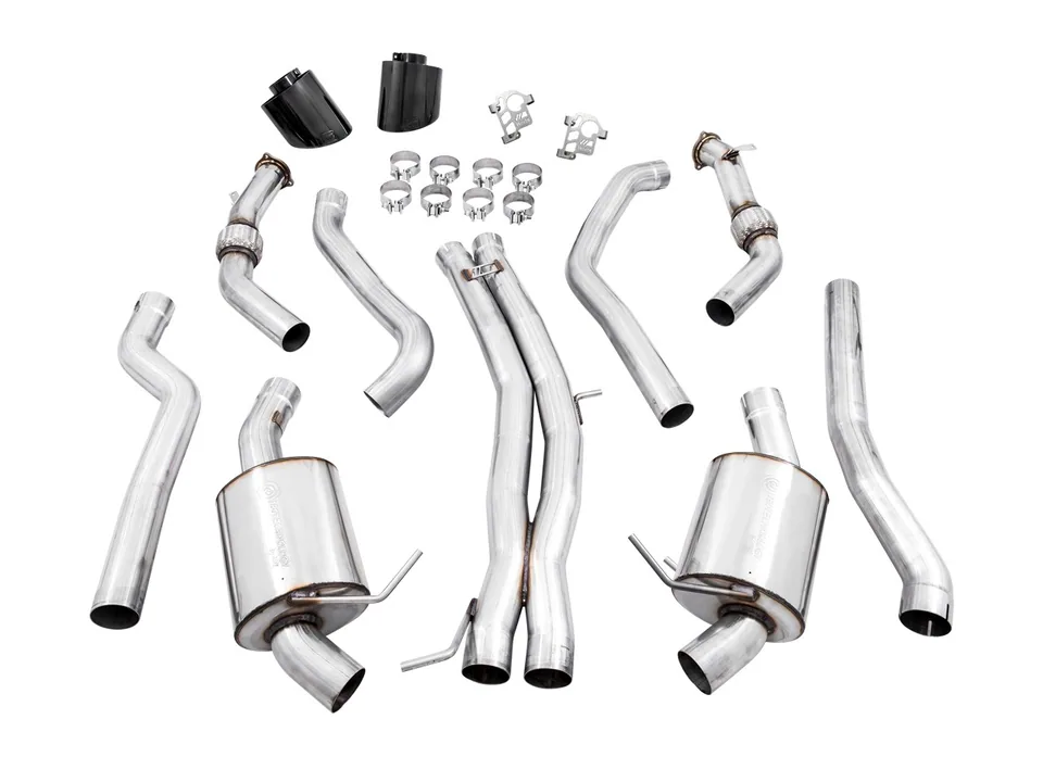 AWE Tuning 20-22 Audi B9.5 RS 5 Coupe Non-Resonated Touring Edition Exhaust - RS-Style Diamond Black Tips 3015-33123 3 of 6