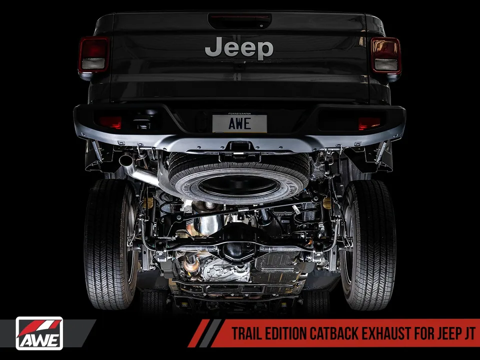 AWE Tuning 20-22 Jeep Gladiator JT 3.6L Trail Edition Cat-Back Exhaust 3015-21001 4 of 6