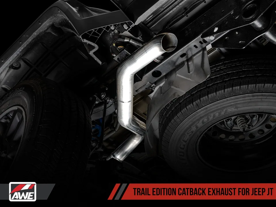 AWE Tuning 20-22 Jeep Gladiator JT 3.6L Trail Edition Cat-Back Exhaust 3015-21001 5 of 6