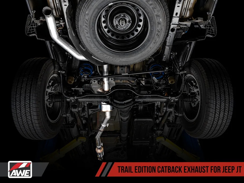 AWE Tuning 20-22 Jeep Gladiator JT 3.6L Trail Edition Cat-Back Exhaust 3015-21001 6 of 6