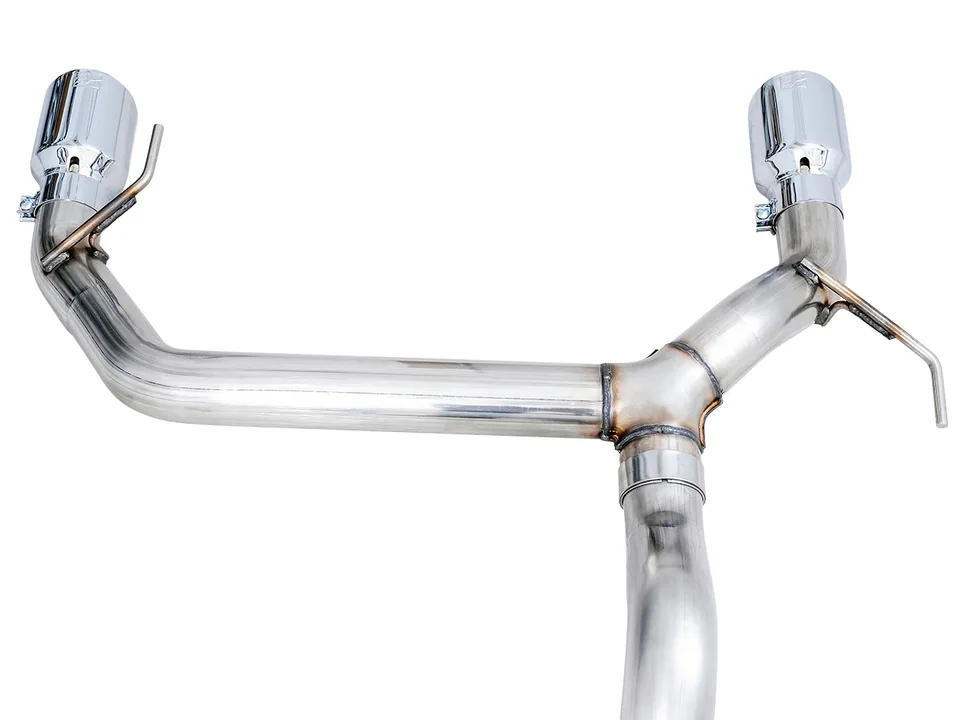 AWE Tuning 21-22 Ford Bronco 0FG Dual Rear Exit Exhaust w/Chrome Silver Tips & Bash Guard 3015-32456 3 of 6