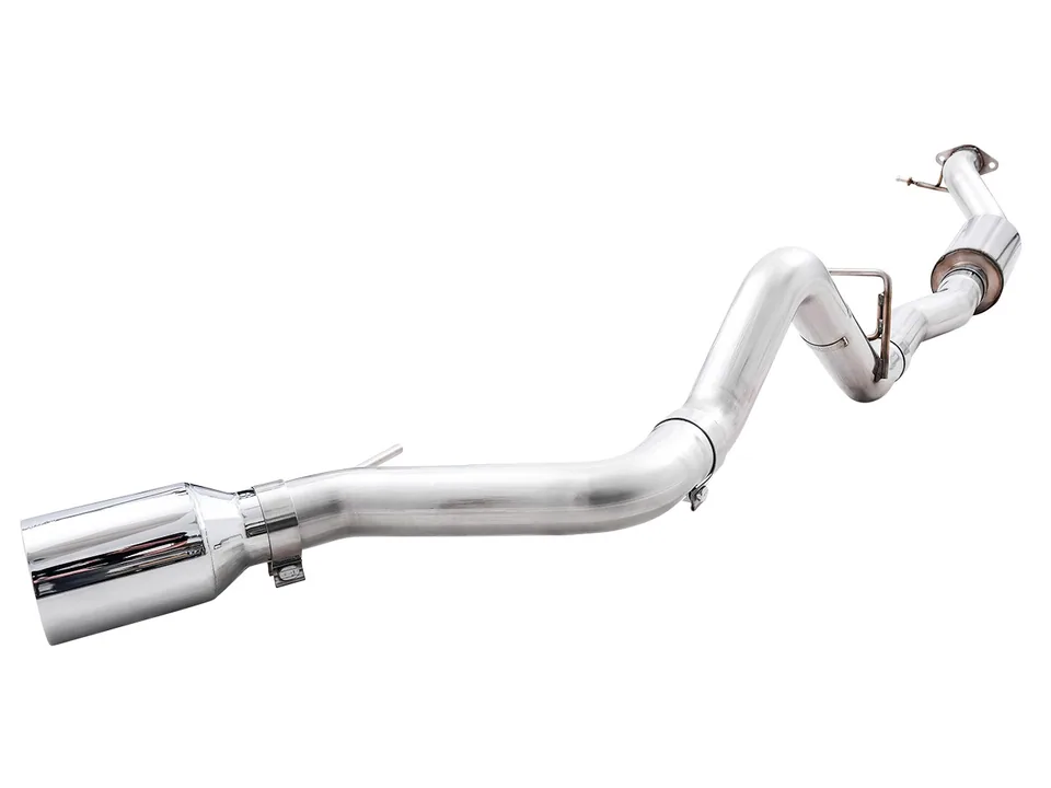 AWE Tuning 21-22 Ford Bronco 0FG Single Rear Exit Exhaust w/Diamond Black Tip & Bash Guard 3015-23789 3 of 6