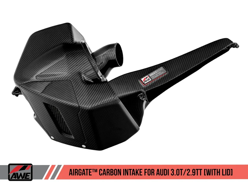 AWE Tuning Audi B9/B9.5 S4/S5/RS5 3.0T Carbon Fiber AirGate Intake w/ Lid 2660-15032 3 of 6