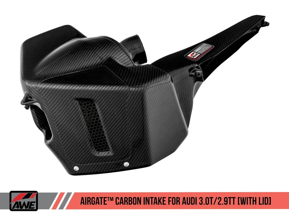 AWE Tuning Audi B9/B9.5 S4/S5/RS5 3.0T Carbon Fiber AirGate Intake w/ Lid 2660-15032 4 of 6