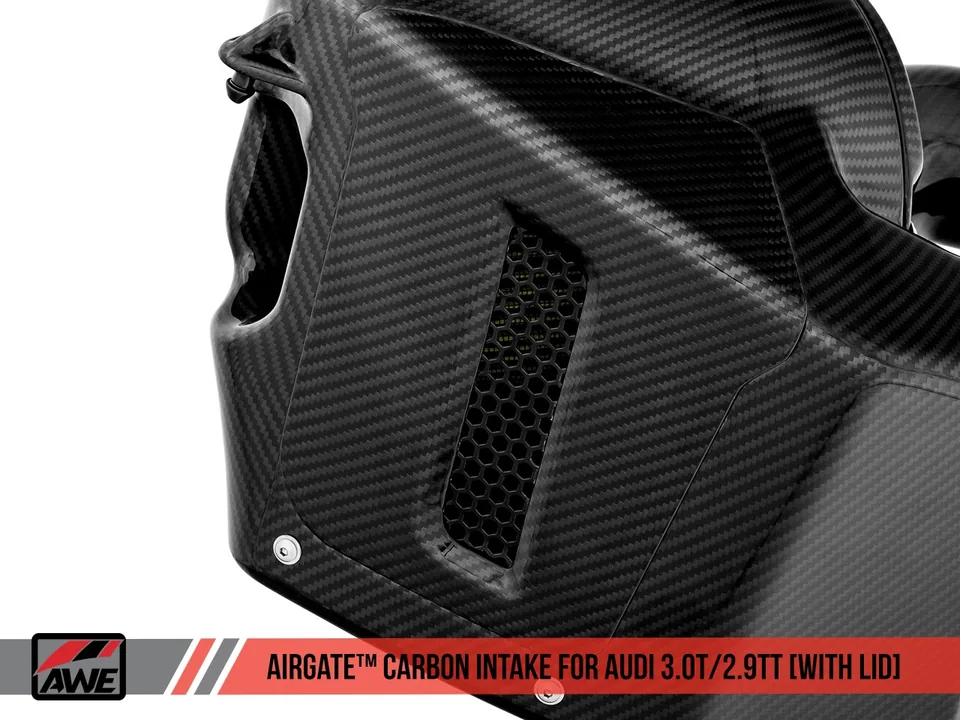AWE Tuning Audi B9/B9.5 S4/S5/RS5 3.0T Carbon Fiber AirGate Intake w/ Lid 2660-15032 5 of 6