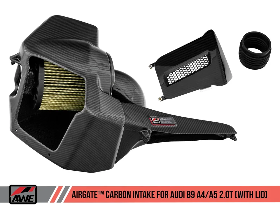 AWE Tuning Audi B9 SQ5 3.0T AirGate Carbon Fiber Intake w/ Lid 2660-15060 3 of 6