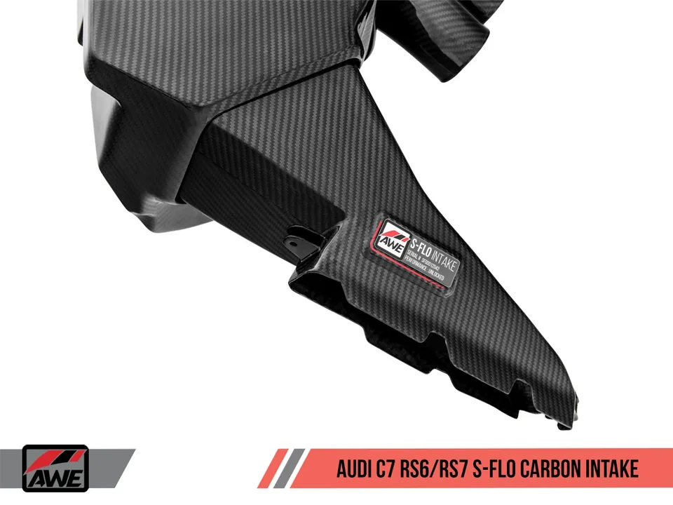 AWE Tuning Audi C7 RS6 / RS7 4.0T S-FLO Carbon Intake V2 2660-15012 3 of 6