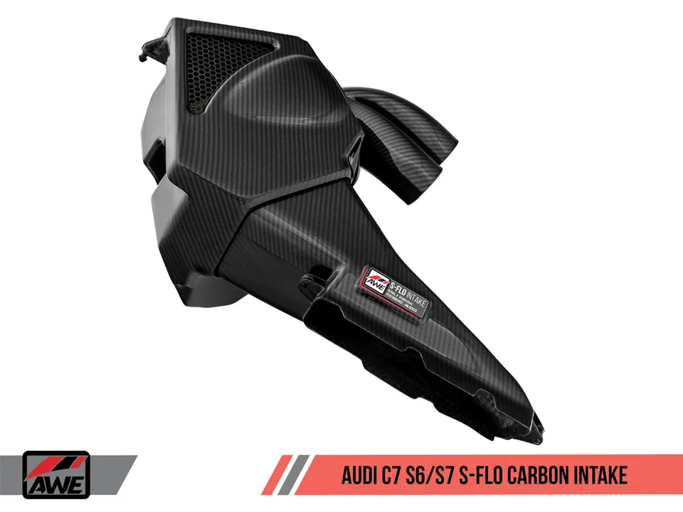AWE Tuning Audi C7 S6 / S7 4.0T S-FLO Carbon Intake V2 2660-15020 2 of 6