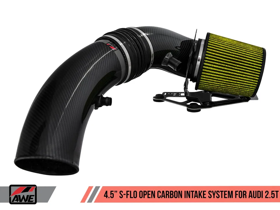 AWE Tuning Audi RS3 / TT RS S-FLO Open Carbon Fiber Intake 2660-15048 2 of 5