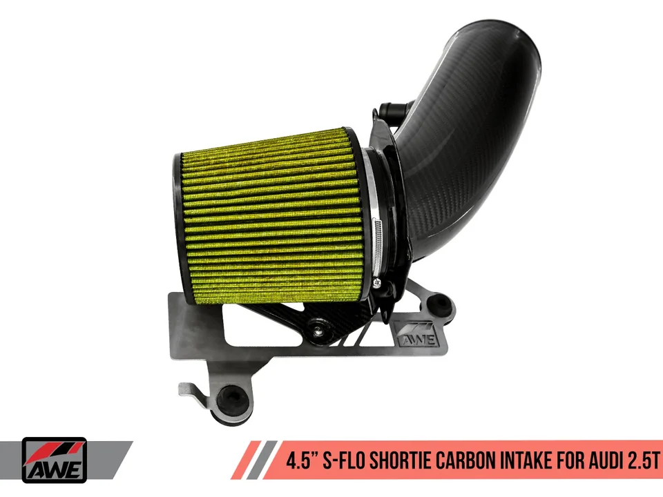 AWE Tuning Audi RS3 / TT RS S-FLO Shortie Carbon Fiber Intake 2660-15046 3 of 4