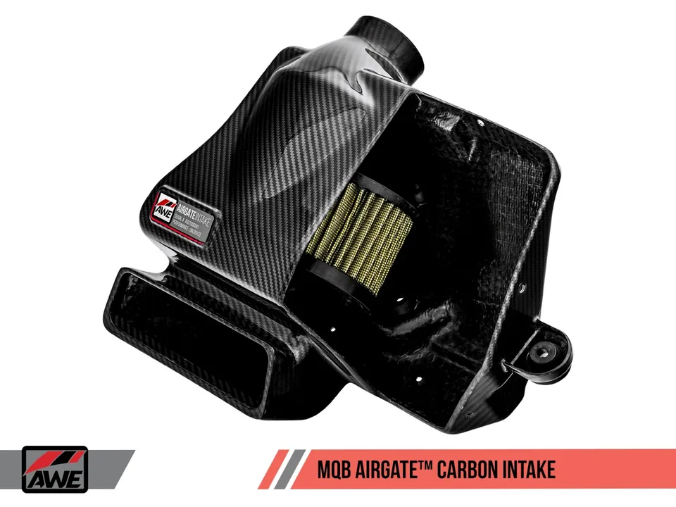 AWE Tuning Audi / Volkswagen MQB 1.8T/2.0T/Golf R Carbon Fiber AirGate Intake w/o Lid 2660-15026 3 of 6