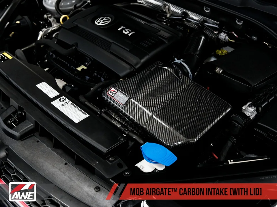 AWE Tuning Audi / Volkswagen MQB/Golf R AirGate Carbon Fiber Intake Lid 2660-25002 4 of 5