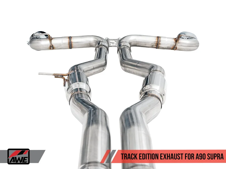 AWE 20-22 Toyota Supra A90 Track Edition Exhaust - 5in Diamond Black Tips 3015-33130 5 of 6