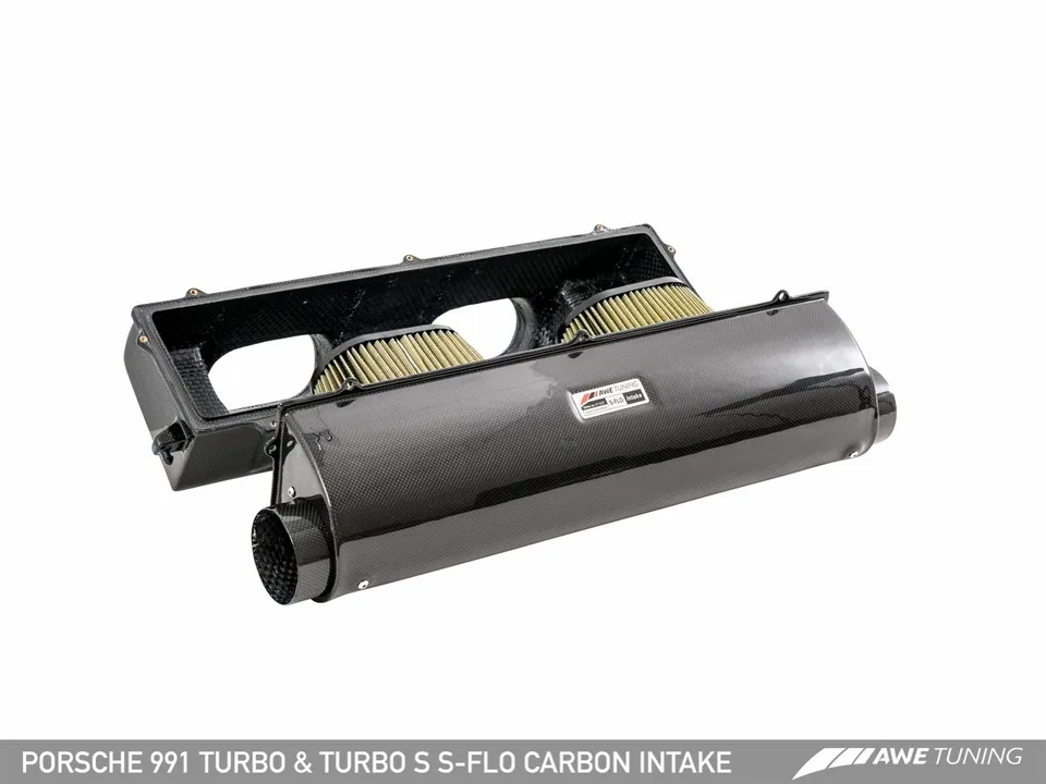 AWE Tuning Porsche 991 (991.2) Turbo and Turbo S S-FLO Carbon Intake 2660-13040 2 of 6