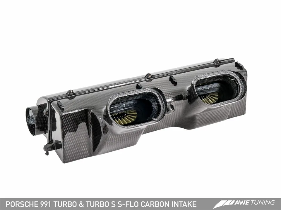 AWE Tuning Porsche 991 (991.2) Turbo and Turbo S S-FLO Carbon Intake 2660-13040 4 of 6
