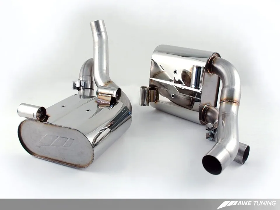 AWE Tuning Porsche 997/997S Performance Muffler Set (for use w/OEM Tips or AWE Tuning tips) 3010-11064 1 of 1