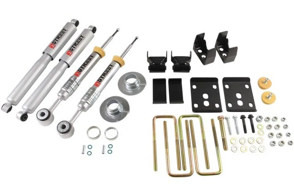 Belltech 09-13 Ford F150 Ext&Quad Cab Short Bed 2WD Lowering Kit w/ SP Shocks 5.5in R Drop 972SP 1 of 1