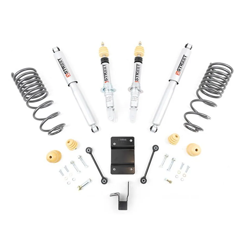 Belltech LOWERING KIT 09-18 Dodge Ram 4WD 1500 Quad/Crew Cabs 2inF / 4inR 965SP 1 of 6