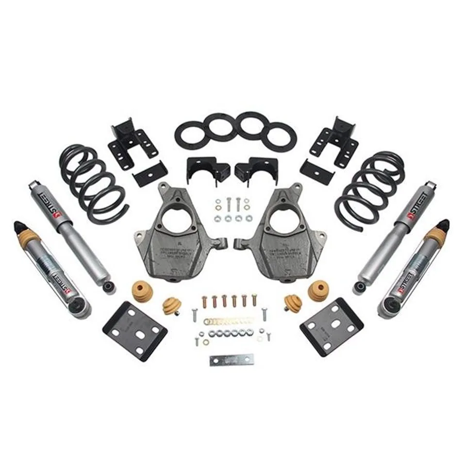 Belltech LOWERING KIT 16.5-18 Chevrolet Silverado Ext/Crew Cab 2WD 3-4F / 5-6R 1013SP 1 of 1