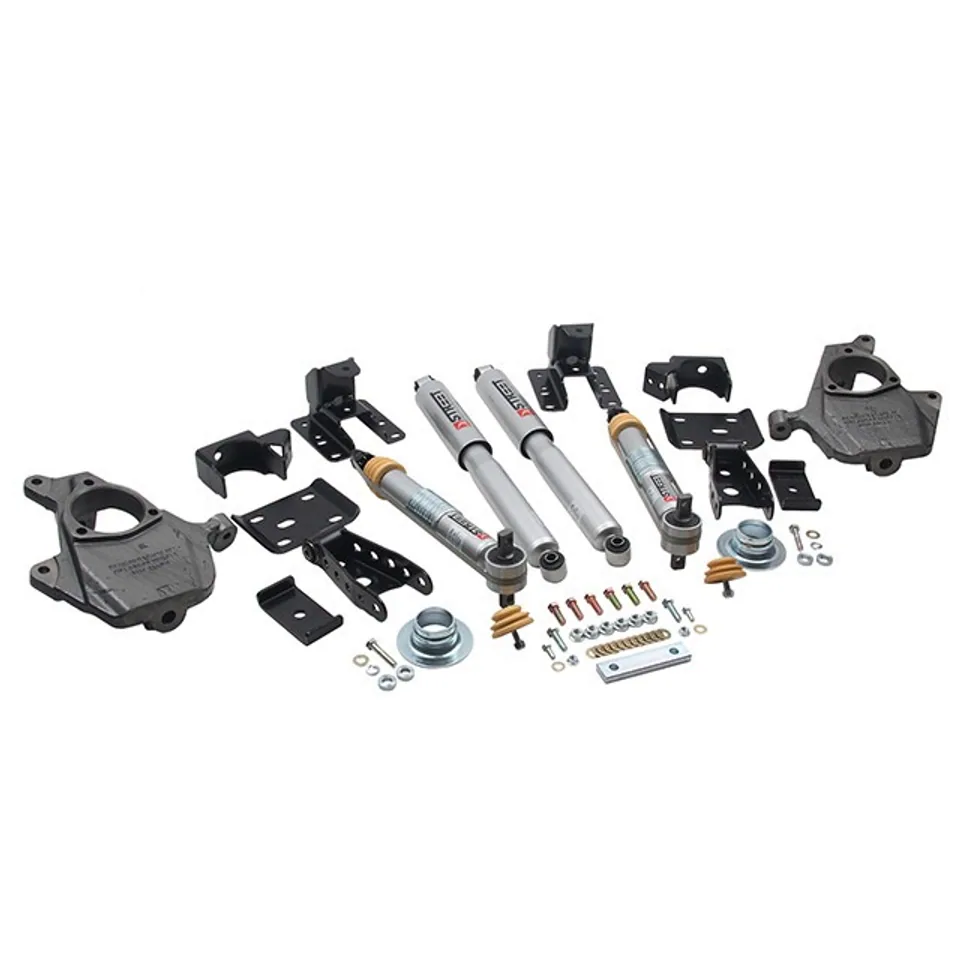 Belltech LOWERING KIT 16.5-18 Chevy Silverado/Sierra All Cab 2in F / 4in R w/ Street Perf Shocks 1011SP 1 of 1