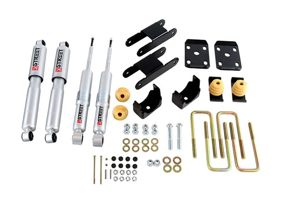 Belltech LOWERING KIT 18-21 Chevy Colorado/Canyon All Cab/SB -0-3in F / -4in R w/ Street Perf Shocks 1100SP 1 of 1