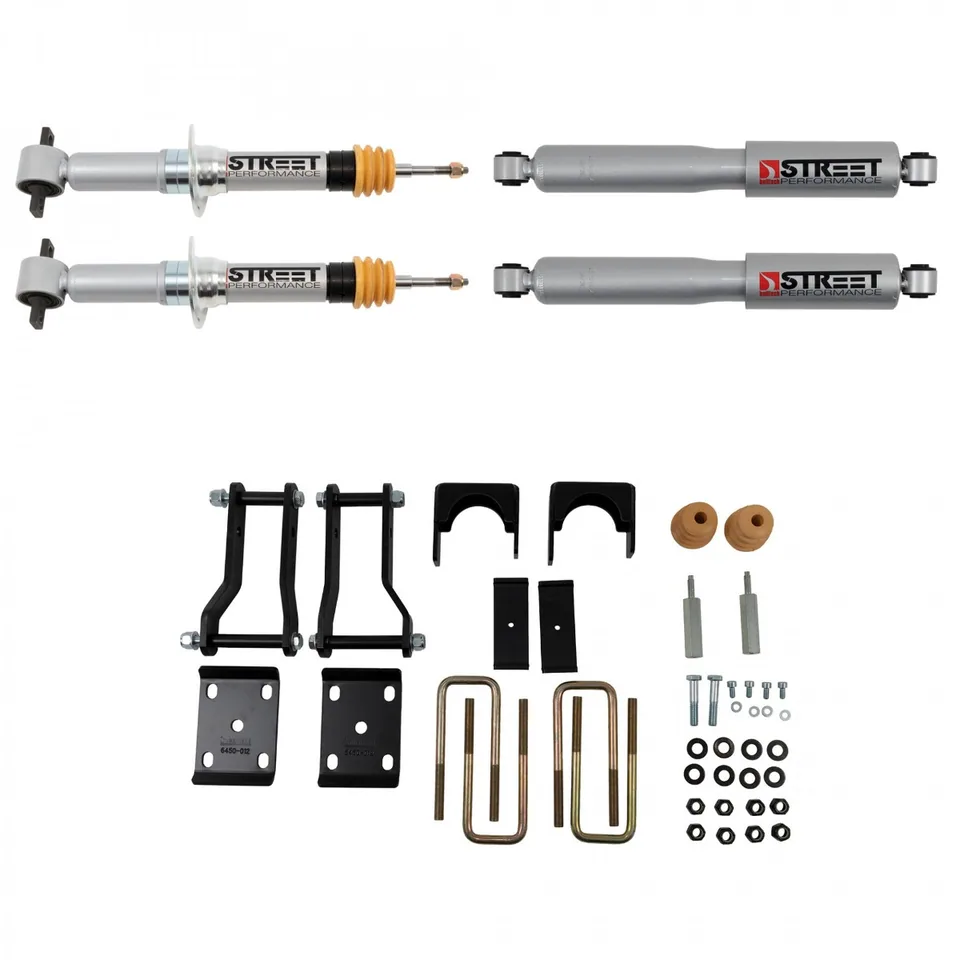 Belltech LOWERING Kit 19-21 Ford Ranger 4WD 2in Front/4in Rear 1045SP 1 of 1