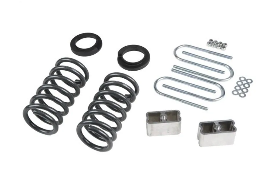 Belltech LOWERING KIT W/O SHOCKS 82-04 S10 / S15 - Std Cab Pickup Only (4 & 6 cyl.) & 83-97 S10 Blazer / Jimmy (4 & 6 cyl.) & 96-03 Isuzu Hombre (4 & 6cyl.) 630 1 of 1