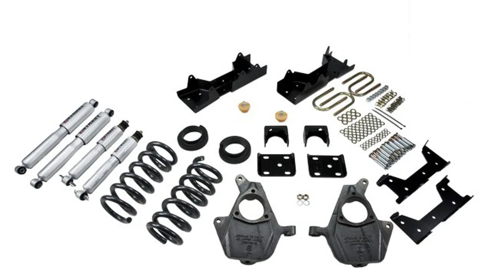 Belltech LOWERING KIT WITH SP SHOCKS 04-06 Silverado/Sierra 1500 2wd (Crew Cab 4DR) & 2007 Silverado/Sierra 1500 2wd (Crew Cab 4DR) 675SP 1 of 1