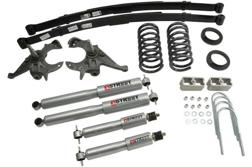 Belltech LOWERING KIT WITH SP SHOCKS 1994-2004 Chevrolet S10/S15 Pickup 4 cyl. (Std Cab) & 1982-1993 Chevrolet S10/S15 Pickup 4&6 cyl. (Std Cab) & 1983-1994 Chevrolet Blazer/Jimmy 4&6 cyl. 616SP 1 of 1