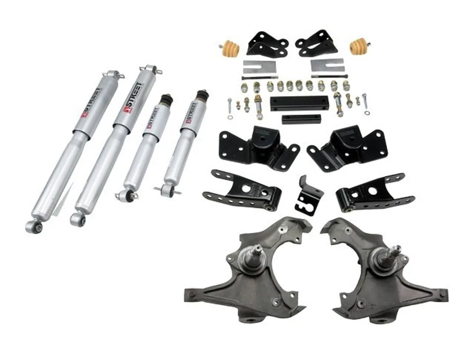 Belltech LOWERING KIT WITH SP SHOCKS 97-00 C2500 / C3500 2WD (Crew Cab) & 97-00 C3500 2WD SINGLE WHEEL 8-LUG & 97-00 C3500 Crew Cab. and Dually (8' Bed) 716SP 1 of 1