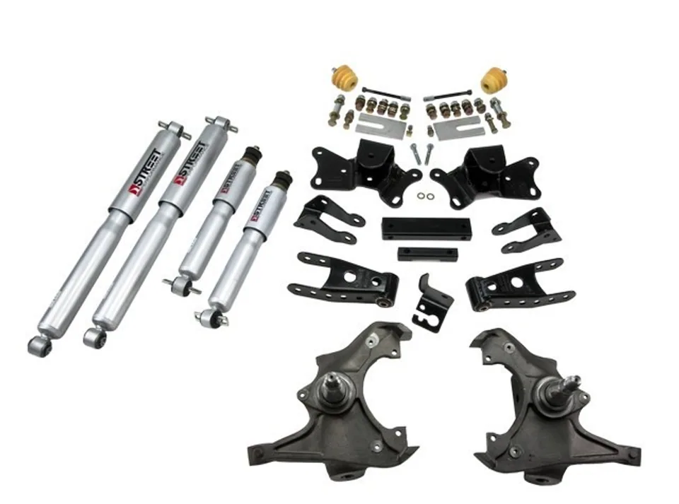 Belltech LOWERING KIT WITH SP SHOCKS 97-00 C2500 Ext/Crew Cab Single Rear Wheel 8-Lug Only & 97-00 C3500 Std/Ext Cab & Dually 719SP 1 of 1