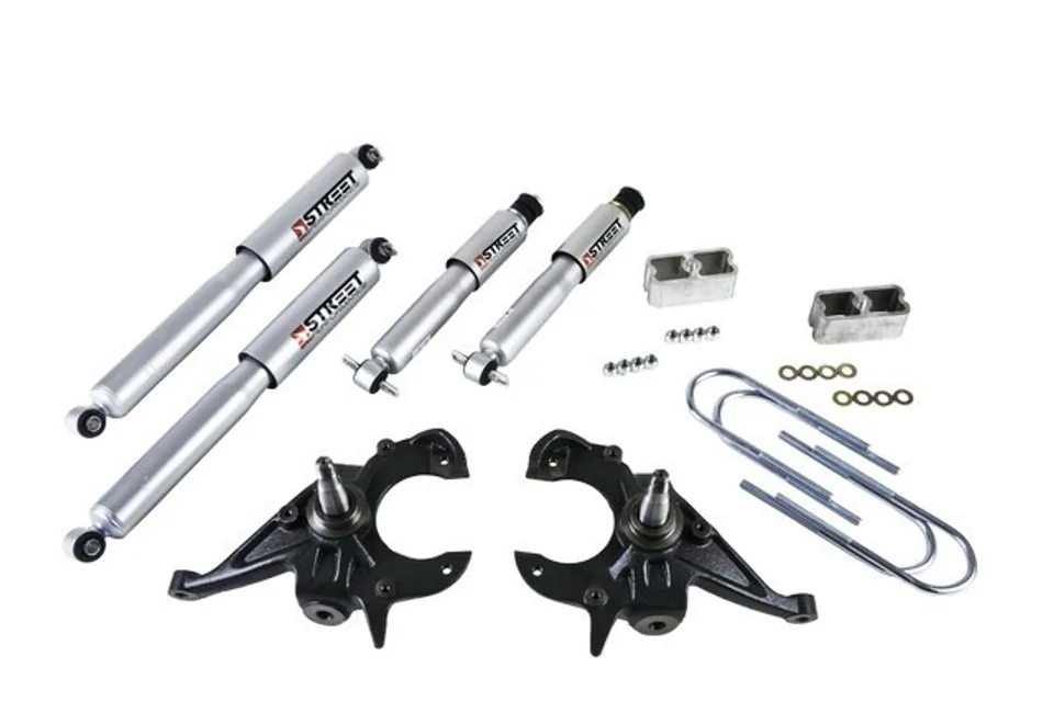 Belltech LOWERING KIT WITH SP SHOCKS 99-04 S10 Extreme - Std Cab & 82-04 S10 / S15 - Std Cab Pickup Only (4 & 6 cyl.) & 83-97 S10 Blazer / Jimmy (4 & 6 cyl.) & 96-03 Isuzu Hombre (4 & 6cyl.) 612SP 1 of 1