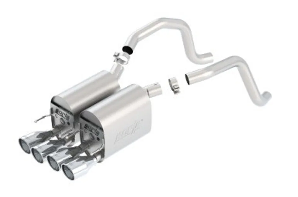 Borla 05-08 Corvette Coupe/Conv 6.0L/6.2L 8cyl 6spd RWD Touring SS Exhaust (rear section only) 11814 1 of 1