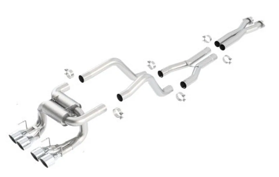 Borla 06-11 Chevrolet Corvette ZR1/Z06 6.2/7.0L 8cyl ATAK SS Catback Exhaust 140422 1 of 1