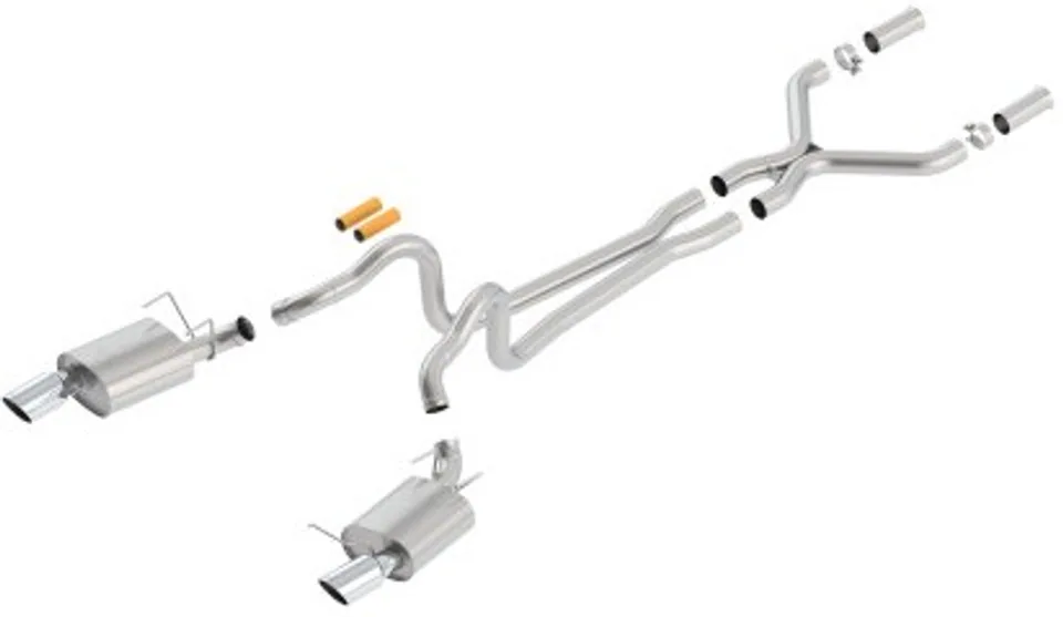 Borla 13-14 Mustang GT/Boss 302 5.0L V8 RWD Single Split Rear Exit ATAK Catback Exhaust 140516 1 of 1