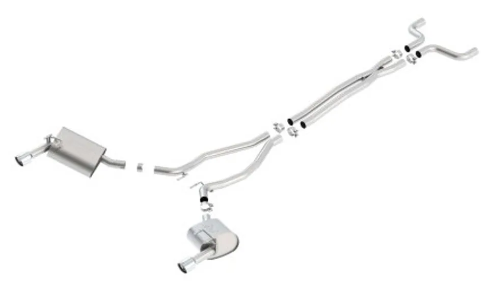 Borla 14-15 Camaro 3.6L V6 Single Split Rear Exit Touring Catback Exhaust 140526 1 of 1