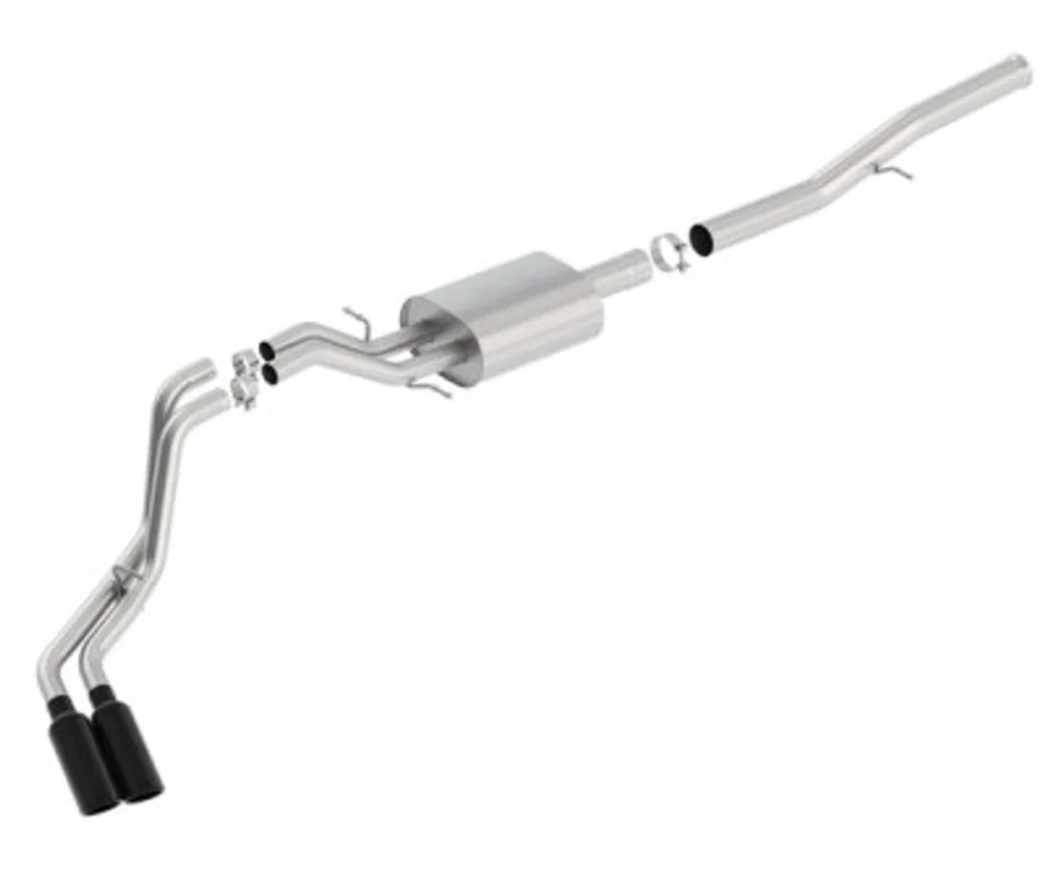 Borla 14+ Chevy Silverad1500 EC STD/CC Short 143.5in WB ATAK Cat-Back Exhaust w/ Black Chrome Tip 140577BC 1 of 1