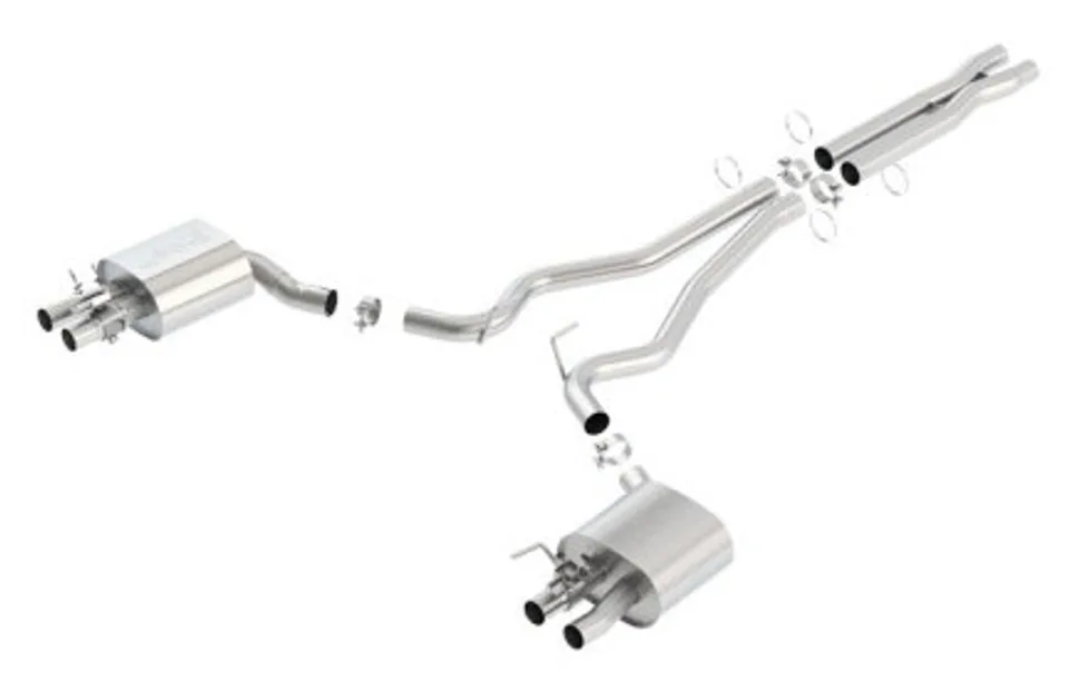 Borla 15-16 Ford Mustang Shelby GT350 5.2L ATAK Cat Back Exhaust (Uses Factory Valence) 140684 1 of 1