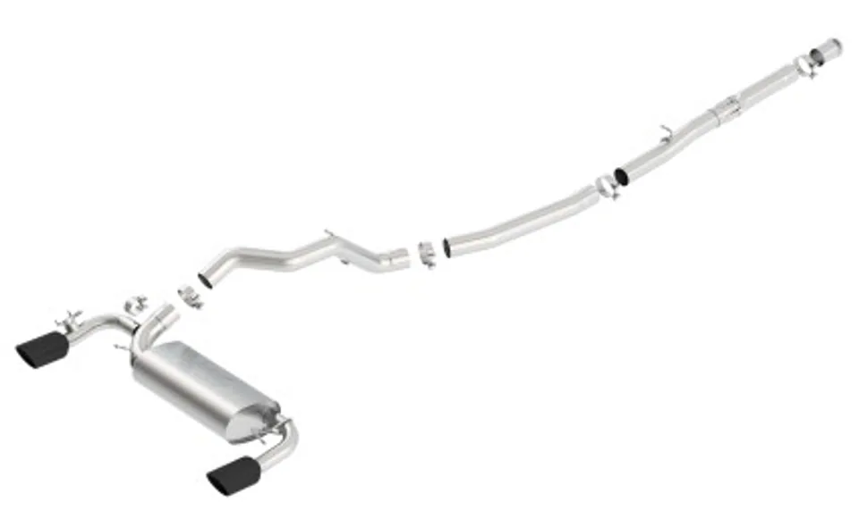 Borla 16-18 Ford Focus RS 2.3L MT AWD ATAK Catback Exhaust w/ Black Chrome Tip 140730BC 1 of 1