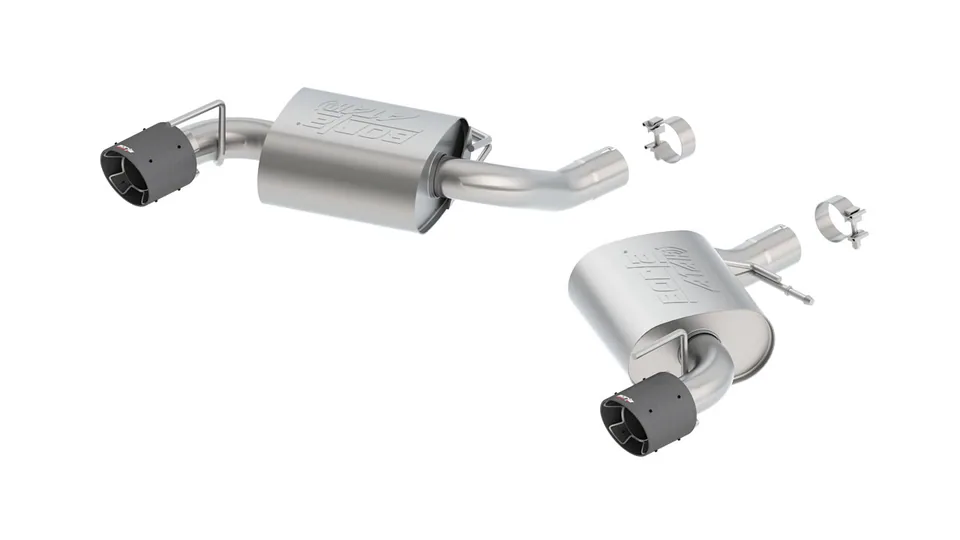 Borla 16-21 Chevy Camaro 6.2L Atak Rear Section Exhaust w/o NPP 11923CF 1 of 3